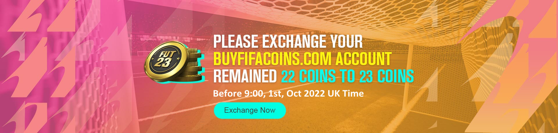 22 coins exchange to 23 coins